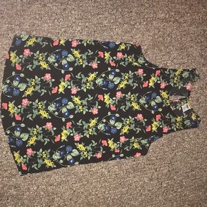 Flowered Tank Top
